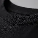 AI Generated Close-up of Bold Black T-shirt Ribbing